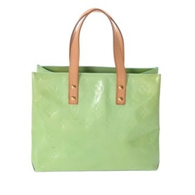 LOUIS VUITTON Monogram Vernis Reed PM Peppermint M91307 Women's Handbag