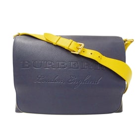 Burberry bag, women's and men's brand leather shoulder navy yellow, crossbody