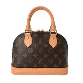LOUIS VUITTON Monogram Alma BB 2-Way Brown M53152 Women's Canvas Handbag