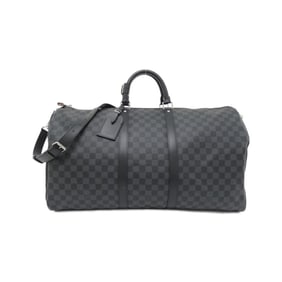 Louis Vuitton Damier Graphite Keepall Bandouliere 55cm N41413 Boston Bag