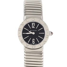 Bvlgari Tubogas Small BBL262TS BBL262TBSS Stainless Steel Quartz Watch