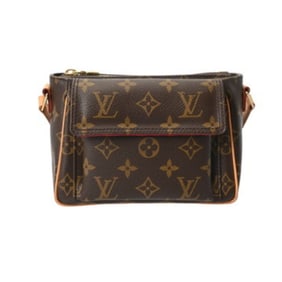 LOUIS VUITTON Monogram Viva Cite PM Brown M51165 Women's Canvas Shoulder Bag
