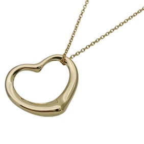 Tiffany & Co. Women's Elsa Peretti Open Heart Necklace in 750YG Yellow Gold, Polished