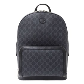 Gucci Men's GG Supreme Canvas Backpack (704017) in Black