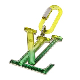 Louis Vuitton LOUIS VUITTON Keychain Women's Men's Brand Bijoux Sac LV Prism Yellow Green MP2366 Bag