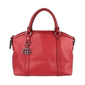Gucci handbag/shoulder bag in red leather for women, model 341503 z6959