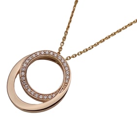 Cartier necklace for women, 750PG, diamond, Etincel, pink gold, polished.