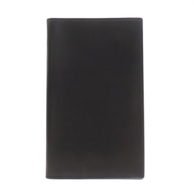 Hermes Hermès Leather Notebook Cover, Black, Men's and Women's, e60918a