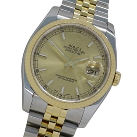 Rolex Datejust 116233 Z-number Men's Automatic Watch, Stainless Steel, Gold, and Yellow Polished