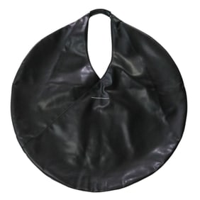 Maison Margiela MM6 circular tote bag, Japanese bag S63WC0054, black, women's
