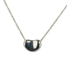 Tiffany & Co. Elsa Peretti Bean Necklace in 925 Sterling Silver for Women