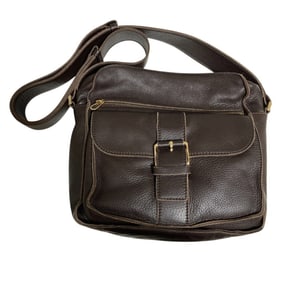 BOTTEGA VENETA Leather Camera Bag/Shoulder Bag, Brown, Women's