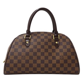 Louis Vuitton Damier Rivera MM Handbag, Brown, N41434, Women's