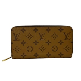 Louis Vuitton Monogram Canvas Reverse Zippy Wallet M82444 Round Zipper for Men and Women