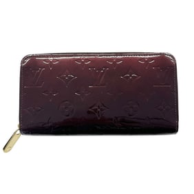Louis Vuitton Vernis Zippy Wallet, Amaranth M93522, Patent Enamel, for Men and Women