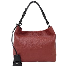 Louis Vuitton Monogram Antia Hobo PM Shoulder Bag in Framboise, M93155, Red, One-Shoulder, Large