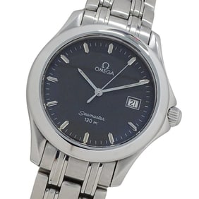 OMEGA Seamaster 2511.41 Men's Watch, 120m, Date, Quartz Movement, QZ, Stainless Steel, Silver Gray,