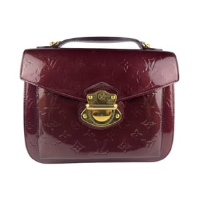 Louis Vuitton Monogram Vernis Mirada Shoulder Bag in Rouge Fauvist, Women's, M91396 z6801