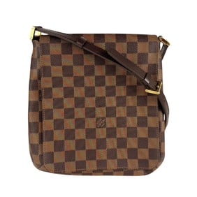 Louis Vuitton Damier Musette Salsa Short Shoulder Bag in Canvas, Brown and Gold, Women's, N51260