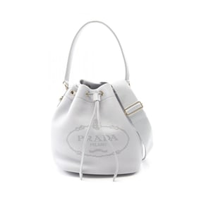 Prada PRADA Bucket Bag Handbag Leather Women's Purple