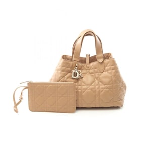 Christian Dior Dior Toujours Medium Handbag, Leather, Women's, Beige, M2821OSHJ_M53U