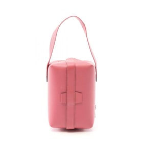 Valextra Trick Track Handbag, Leather, Women's, Pink, V6L27