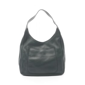 Prada VIT.CORSICA Shoulder Bag, Leather, Women's, Green, 1BC013