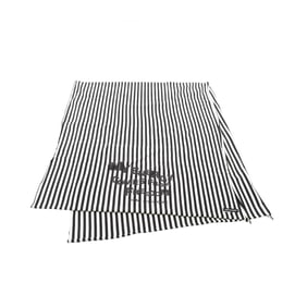 Comme des Garçons COMME des GARCONS Message Scarf/Shawl Cotton Men's/Women's White/Black