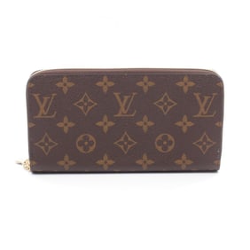 Louis Vuitton Zippy Wallet, Round Long PVC Coated Canvas, Monogram, Women's, Brown, M14815