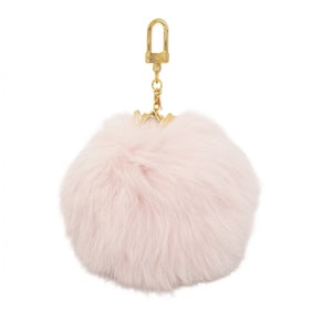 Louis Vuitton Fuzzy Bubble Keychain Charm M67371 Pink Women's