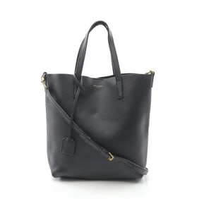 Yves Saint Laurent Saint Laurent Paris Shopping Toy Handbag, Black Leather, Women's, GUE600307-0122