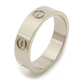 Cartier Love Ring, K18WG 750WG White Gold, Diamond #61, Japanese size approx. 20, B4084700