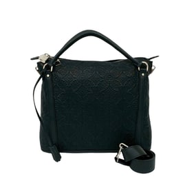 LOUIS VUITTON Ixia PM Monogram Antia Leather 2-Way Handbag/Shoulder Bag, Black, 38133