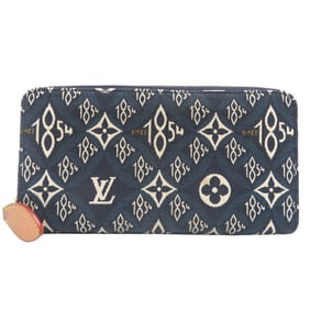 Louis Vuitton Zippy Wallet M80212 Monogram Jacquard Navy for Men and Women