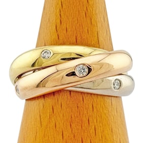Cartier Trinity Ring, Size 13, 18K, Women's, CARTIER