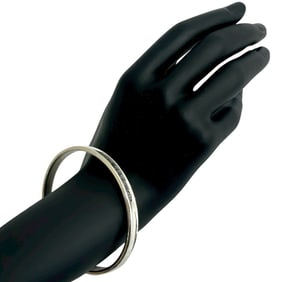 TIFFANY & Co. Tiffany Narrow Bangle, 925 Sterling Silver, Bracelet, 02727