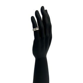 TIFFANY & Co. Tiffany Narrow Ring, 925 Sterling Silver, Size 9, Women's, 95377