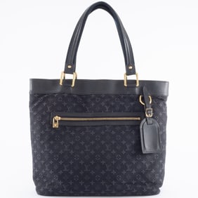 Louis Vuitton Luceille GM Tote Bag M92679 Canvas and Leather TST Blue Women's Monogram Mini LOUIS