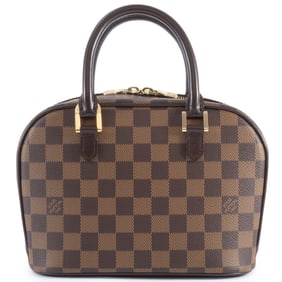 Louis Vuitton Saria Mini Handbag N51286 Damier Ebene Canvas Women's LOUIS VUITTON