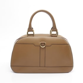 Burberry handbag, leather, women's, brown