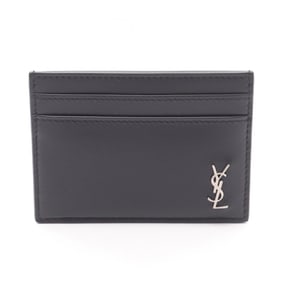 Yves Saint Laurent Saint Laurent Paris Tiny Cassandra Business Card Case, Leather, Black, for Men
