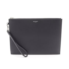 Yves Saint Laurent Saint Laurent Paris Men's Leather Second Bag/Clutch Bag, Black, 683865BTY0N1000