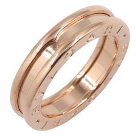 BVLGARI B-zero1 Ring, Single Band, 18K Pink Gold, for Men and Women, 346566