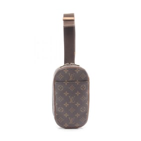 Louis Vuitton Pochette Ganju Waist Bag/Body Bag, Coated Canvas and Leather with Monogram Design,