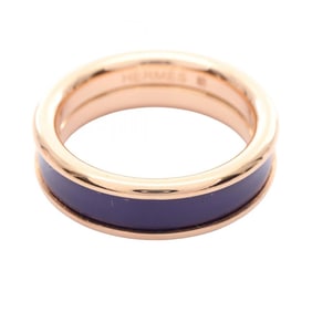 Hermes Hermès Uni PM Ring, Gold-Plated, Women's, Gold and Purple