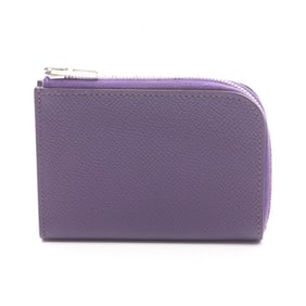 Hermes Hermès Remix Amethyst Wallet/Coin Case Leather Wallet Epsom Women's Purple
