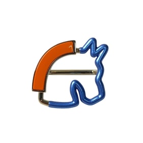 Hermes Hermès Women's 70 Cheval Neon Horse Scarf Ring