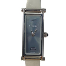 Gucci Women's 1500L Bangle Watch with Gray Dial and Stainless Steel Quartz Movement