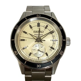Seiko Men's Presage Watch, Gold Dial, Stainless Steel, SARY209, Automatic