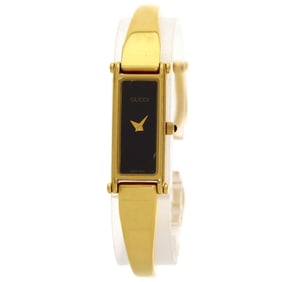 Gucci 1500L Square Face Watch GP/GP Women's GUCCI